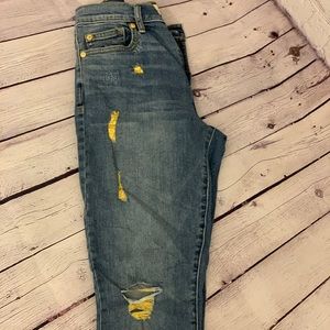Distressed Skinny Jeans